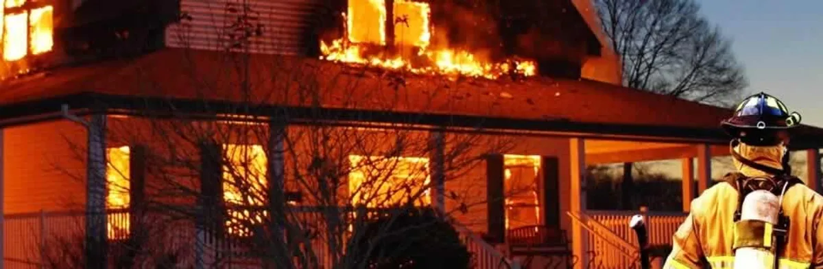 fire damage repair emergency response at a residential property affected by an active house fire in Columbia, MO
